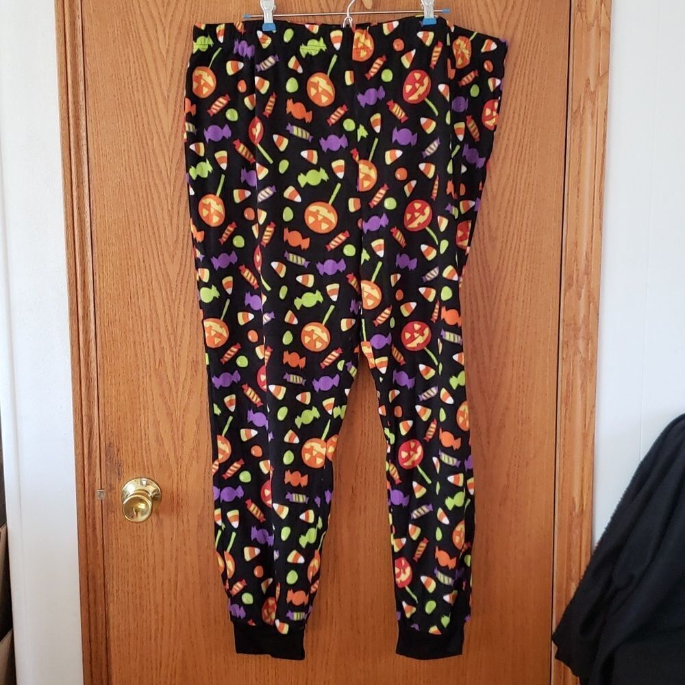 Cute Halloween Fleece Pajama Lounge Pants Sz 2X (44-46)
